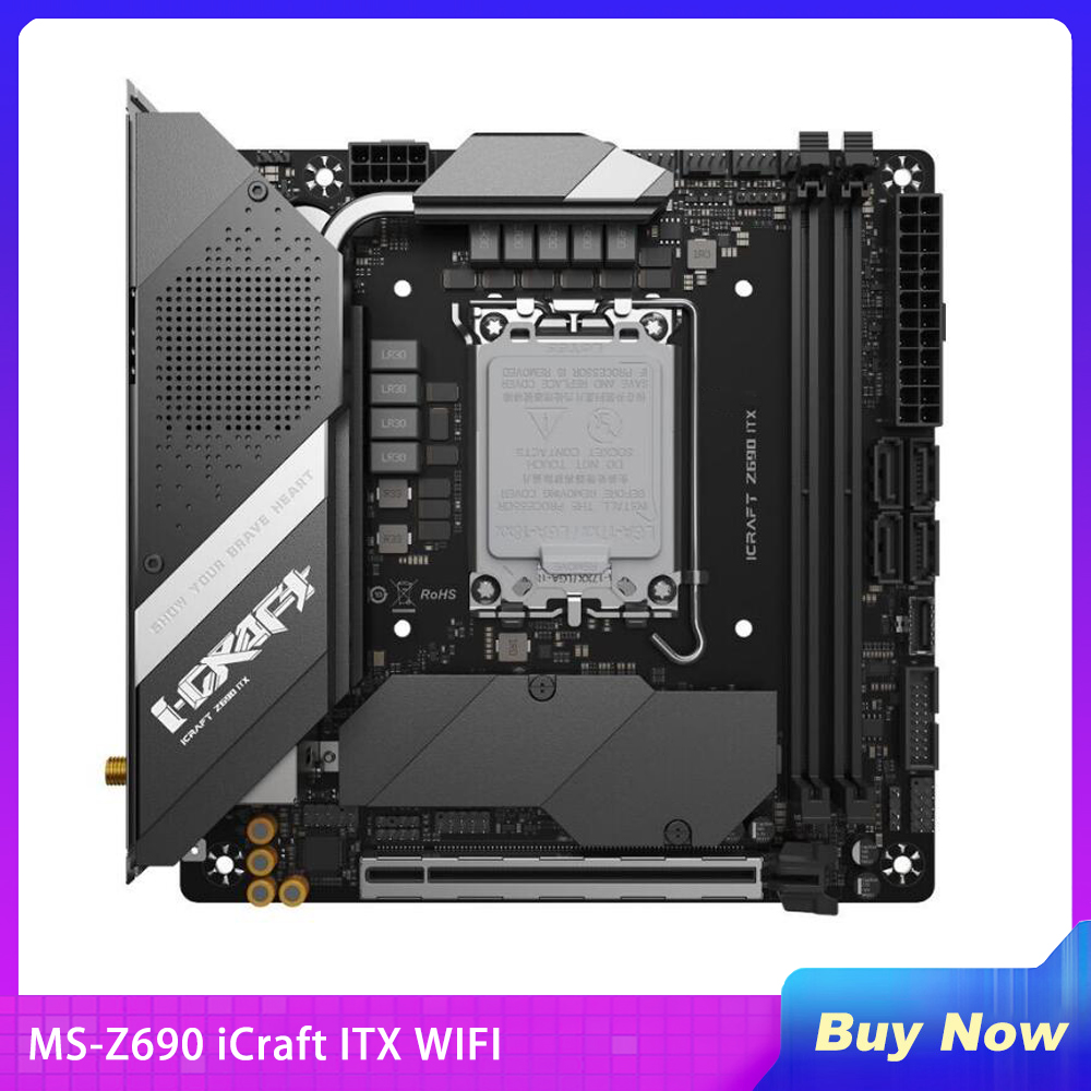 اللوحة الأم الجديدة MS-Z690 iC - مراجعة Lga1700 Itx Motherboard Ddr5 وسعره