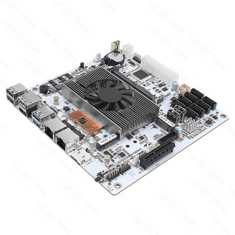 لوحة أم I5 8265UES مع 8 منافذ  - مراجعة Nas Motherboard 8 Sata Mini Itx وسعره