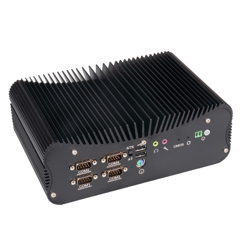 كمبيوتر صغير صناعي بدون مروحة  - مراجعة Fanless Industrial Pc Rs485 Core I7 وسعره
